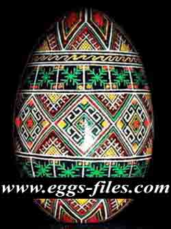 Ukrainian Easter Eggs. Pysanky Egg Art.