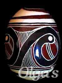 Egg Art. Trypillian style eggs.