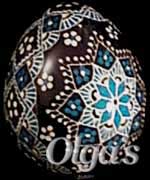 Ukrainian Easter egg. Quail pysanka.